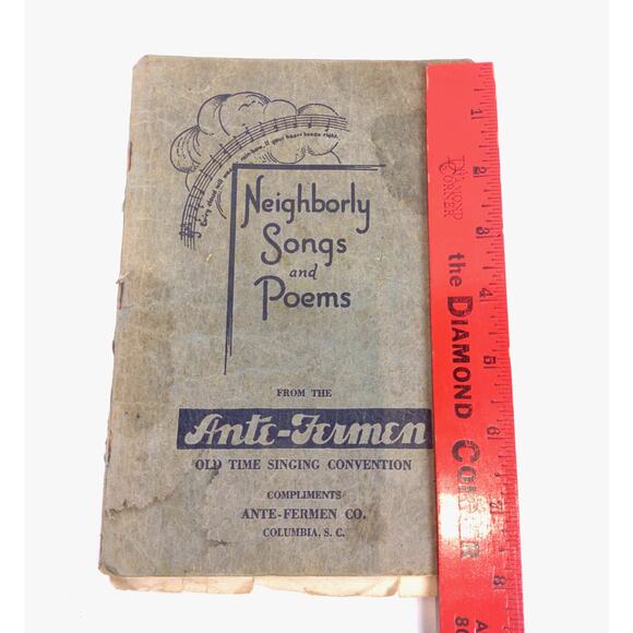 Neighborly Songs and Poems by Homer Rodeheaver 1932 Ante Fermen Compiled  PB - Picture 4 of 9
